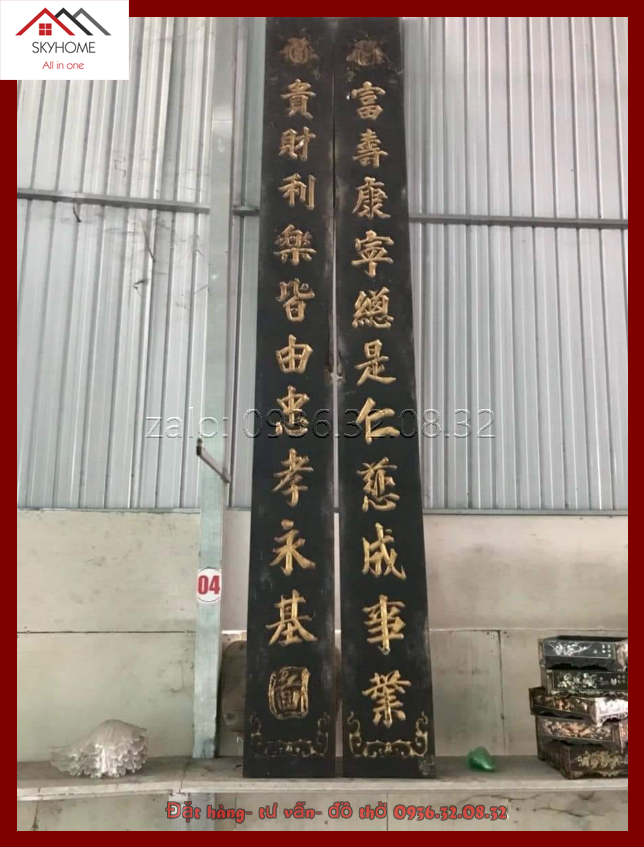 Câu đối thờ Phú Thọ Khang Ninh- Quý Tài Lợi Lạc